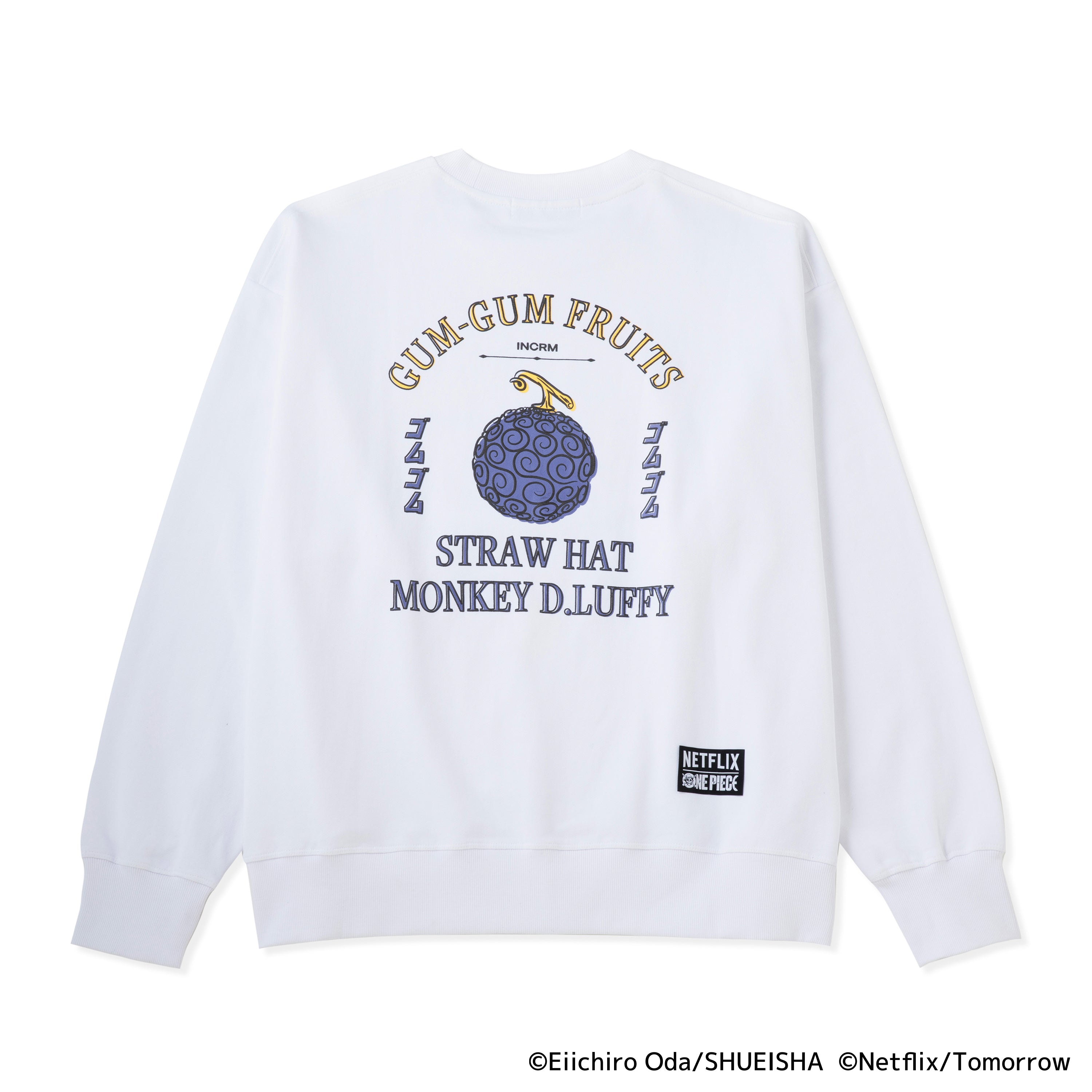 Gum-Gum Fruits Sweat Shirt White