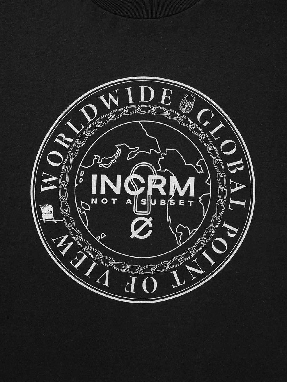 T-shirt World Wide Black