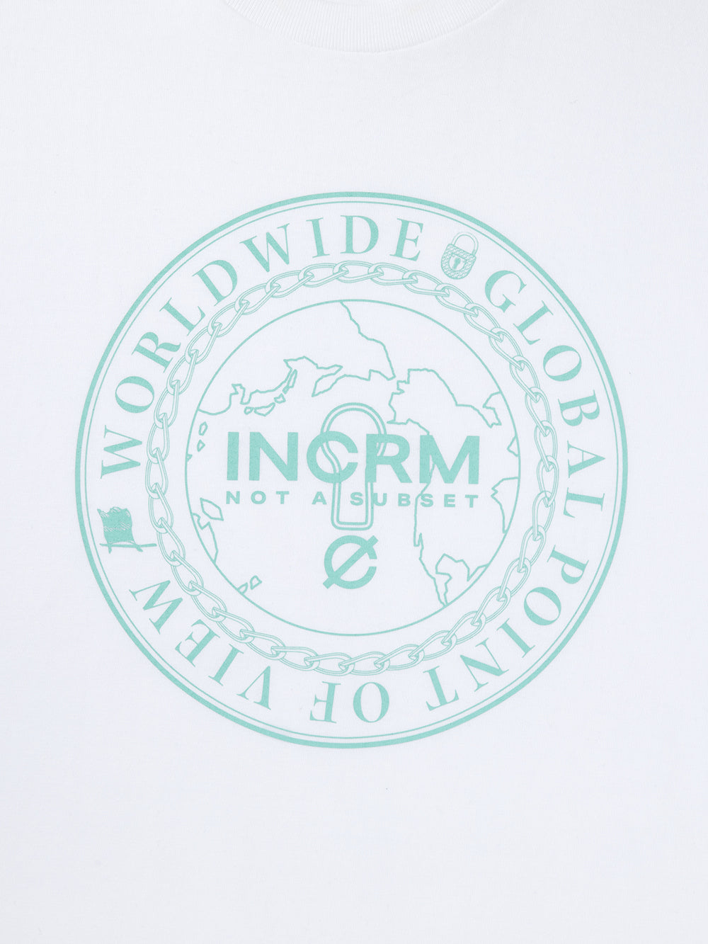 T-shirt World Wide White