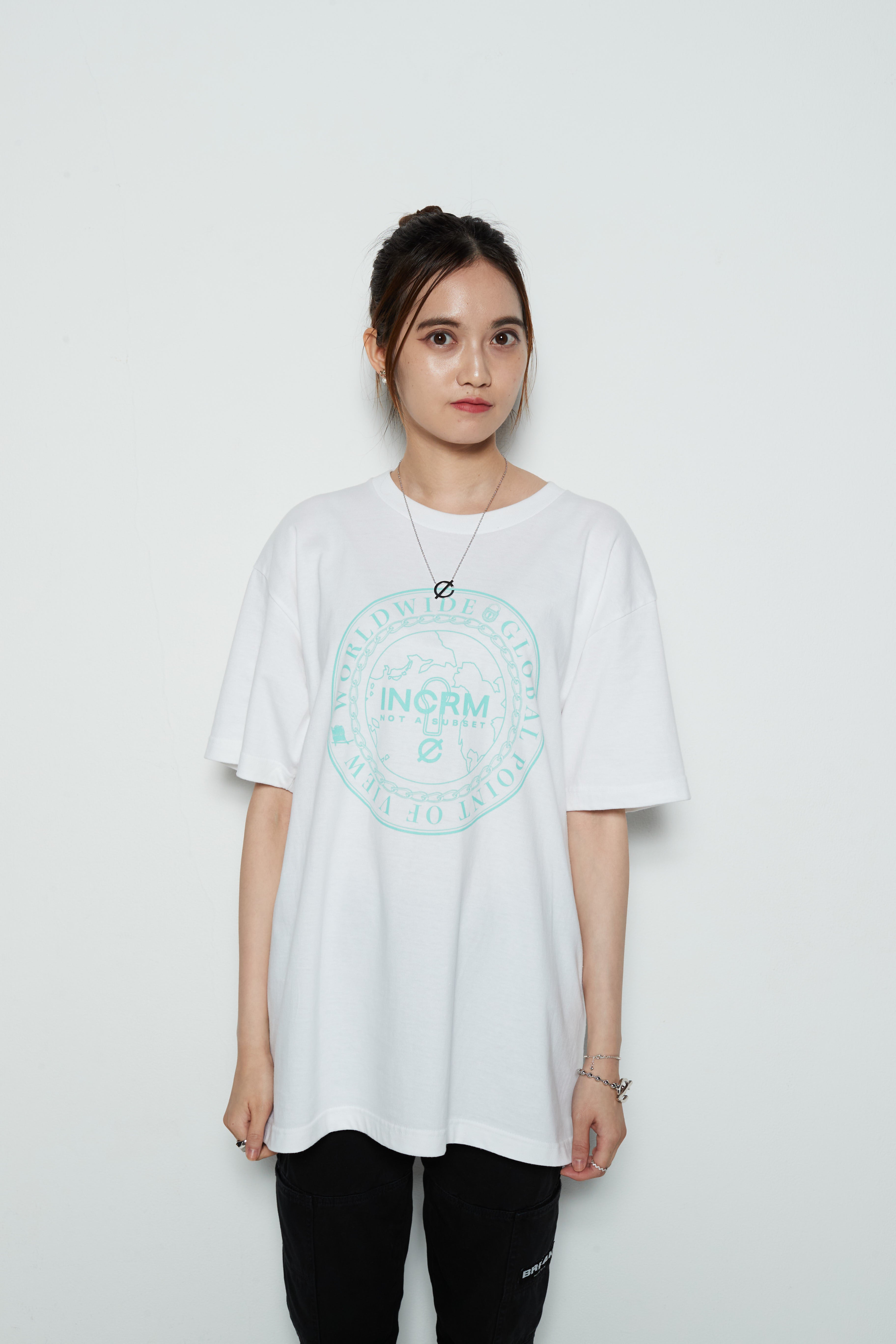 T-shirt World Wide White