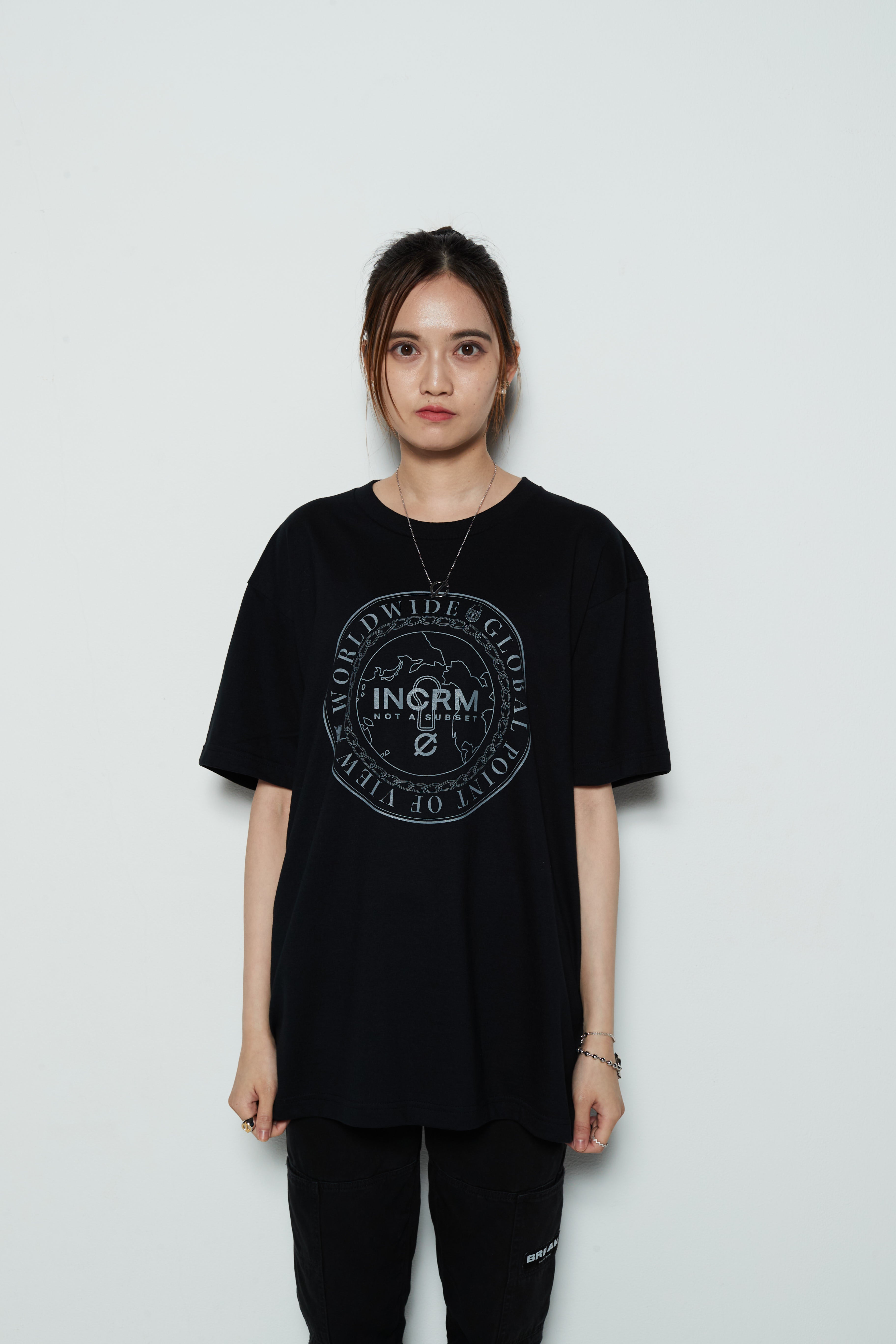 T-shirt World Wide Black