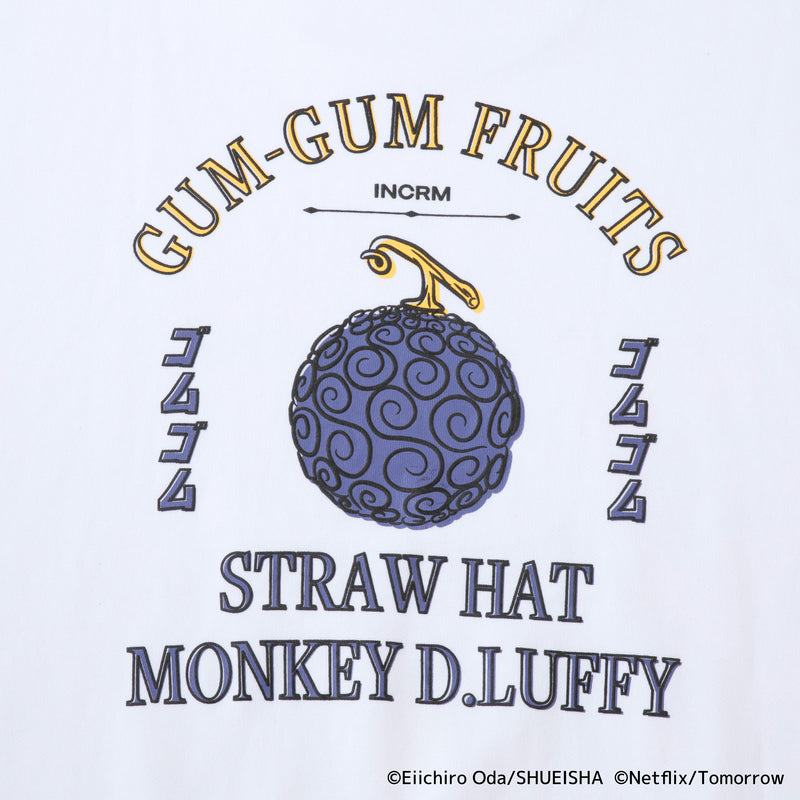 Gum Gum Fruits Sweat Shirt White