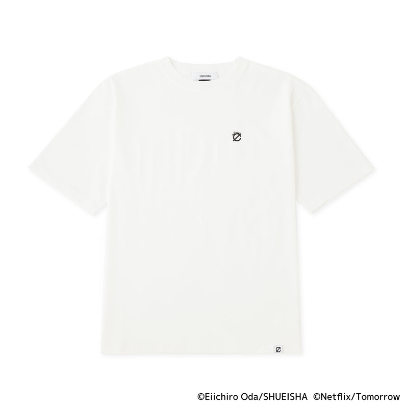 Icono de luffy camiseta blanca